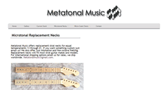 Desktop Screenshot of metatonalmusic.com